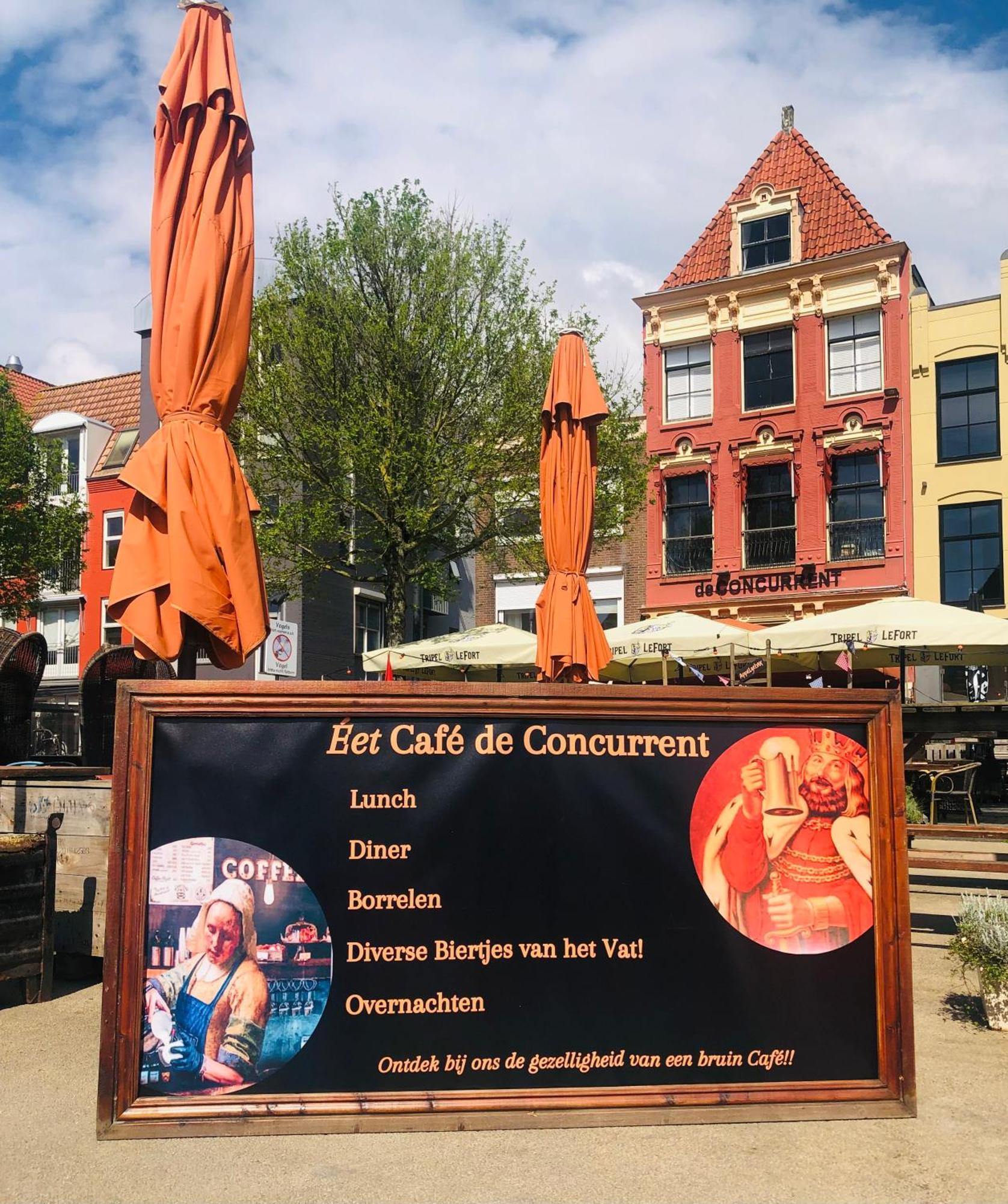 Slapen Bij Cafe De Concurrent Hotel Vlissingen Ngoại thất bức ảnh